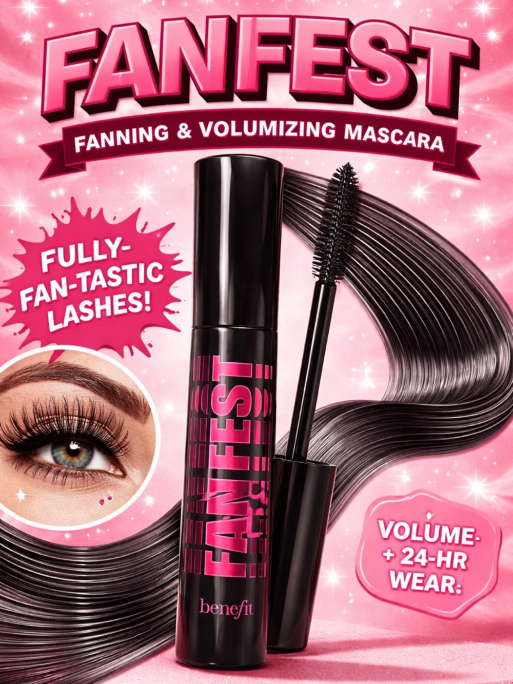 Benefit FanFest Fanning & Volumizing Mascara — Deluxe Sample 0.10oz